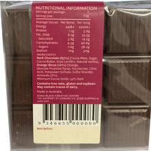 Load image into Gallery viewer, Koko Black - Dark Chocolate 54% - Dark Zesty Orange & Almond (100g)