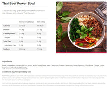 Load image into Gallery viewer, My Muscle Chef - Thai Beef Power Bowl - with Brown Rice (360g)
