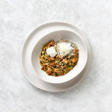 Load image into Gallery viewer, Porcini Mushroom Risotto - with Italian Sausage &amp; Spinach

